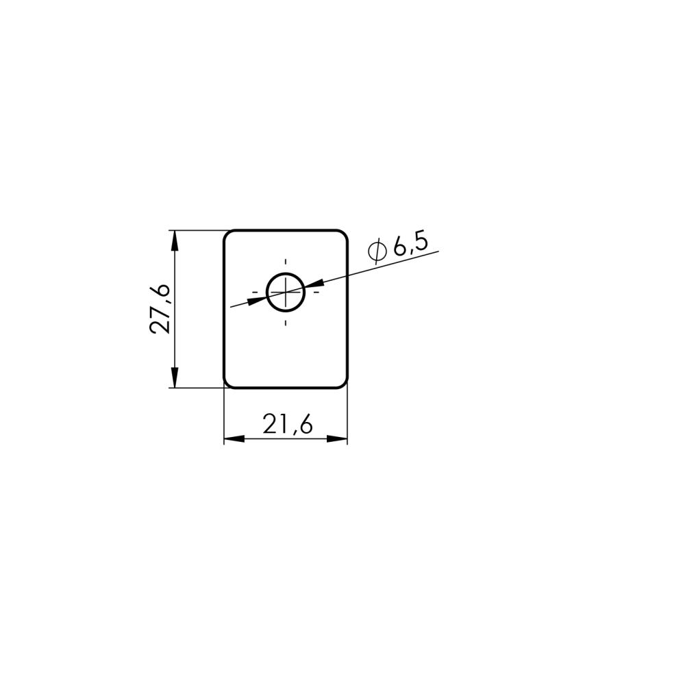 Zestaw montażowy do grzebieni nylonowych H/01PVC