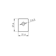 Zestaw montażowy do grzebieni nylonowych H/01PVC-J