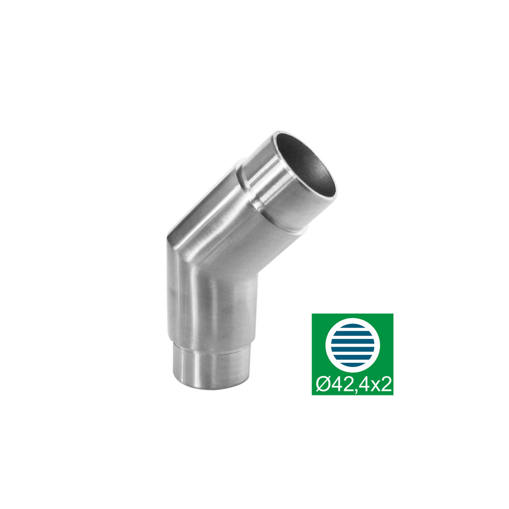 Nierdzewny Łączenie poręczy - kolano