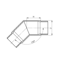 Łączenie poręczy - kolano