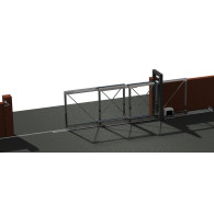 System teleskopowy dla kół. brama do 15 m, 3-częściowa