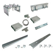 System teleskopowy dla kół. brama do 4 m, 2-częściowa