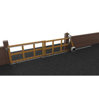 System teleskopowy dla kół. brama do 15 m, 2-częściowa