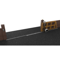 System teleskopowy dla kół. brama do 15 m, 2-częściowa