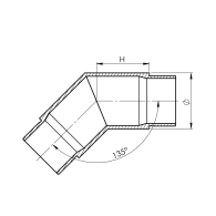Nierdzewny Łączenie poręczy - kolano