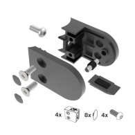 Uchwyt wlewu szklanego - zestaw