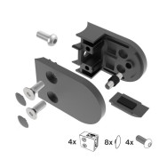 Uchwyt wlewu szklanego - zestaw