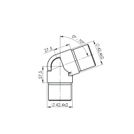 Łączenie poręczy regulowane
