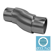 Łączenie poręczy - kolano regulowane