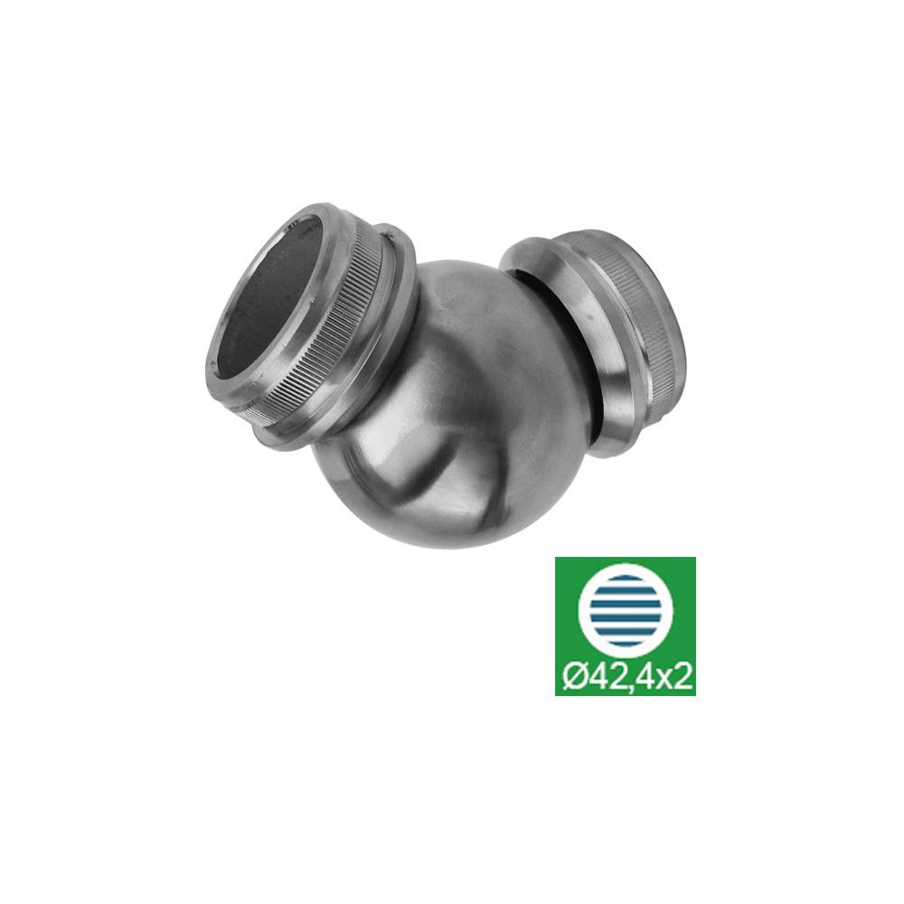 Łączenie poręczy regulowane kulą