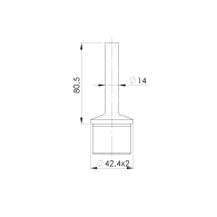 Uchwyt poręczy na słupek