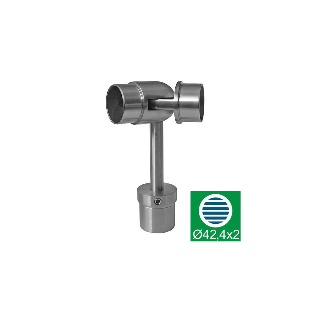 Uchwyt poręczy narożnej z regulacją kąta i wysokości