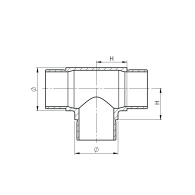Łączenie poręczy z trzpieniem - bezpośrednie