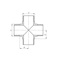 Łączenie poręczy krzyżowych