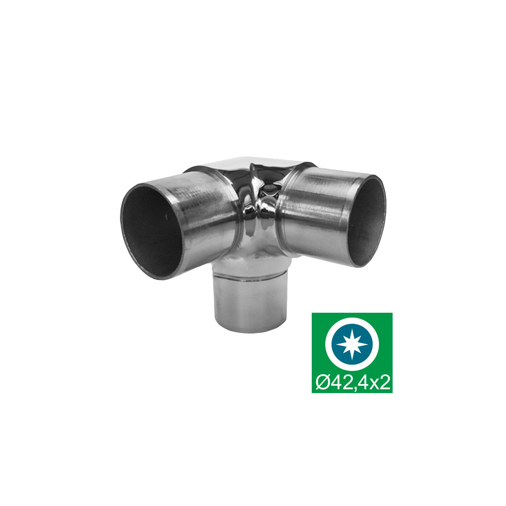 Łączenie poręczy pod kątem 90° do Słupka