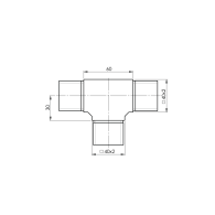 Łączenie poręczy -T bezpośrednio
