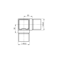 Łączenie poręczy narożnych