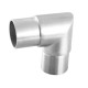 Kolano poręczy ze stali nierdzewnej AISI 316 90° do rur D48,3x2,6 mm, szlifowane