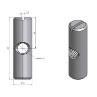 Nakrętka wałeczkowa M8x12x40/20
