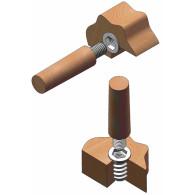 Nakrętka zabezpieczająca, ocynkowana, M10x20