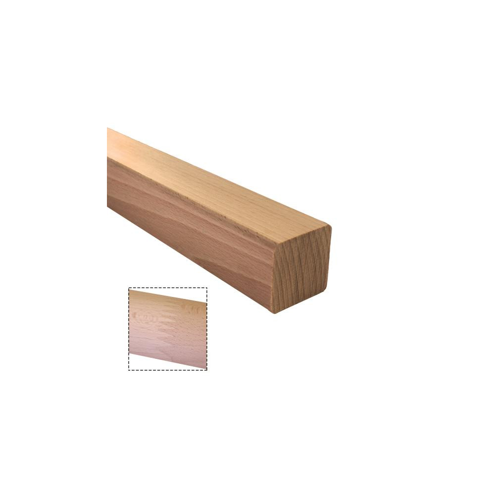 Poręcz drewniana - BUK, CINK