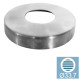 Rozeta kryjąca stal nierdzewna AISI 304 do kotwienia górnego słupka D33,7 mm
