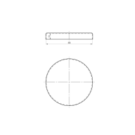Nierdzewne górne Kotwienie - rozeta