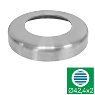 Nierdzewna rozeta na słupek