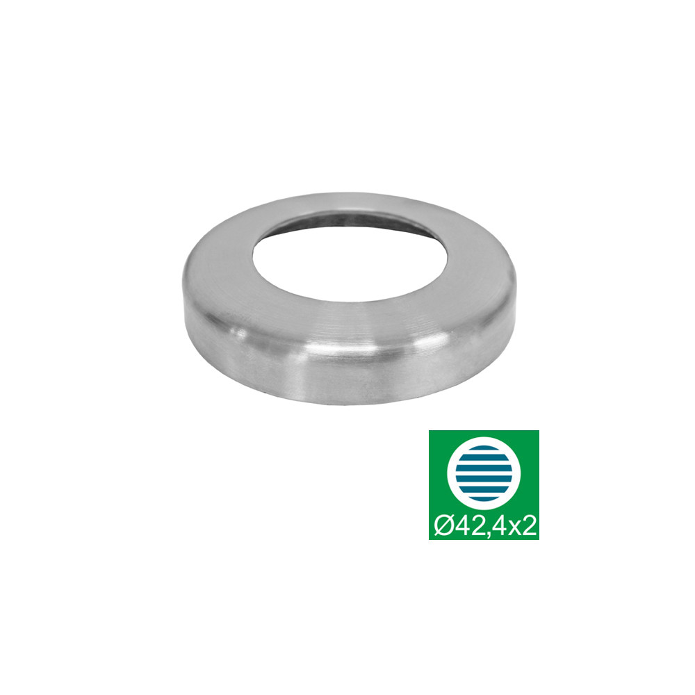 Nierdzewna rozeta na słupek