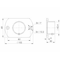 Uchwyt poręczy - kotwienie na ścianie