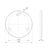 Kotwienie górne - kołnierz