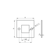 Kotwienie górne - kołnierz czwarty