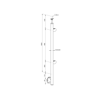 Słupek - Kotwienie boczne - prawe