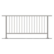 Balustrada pionowa, VK- prosta AISI304, D42,4/d12ve