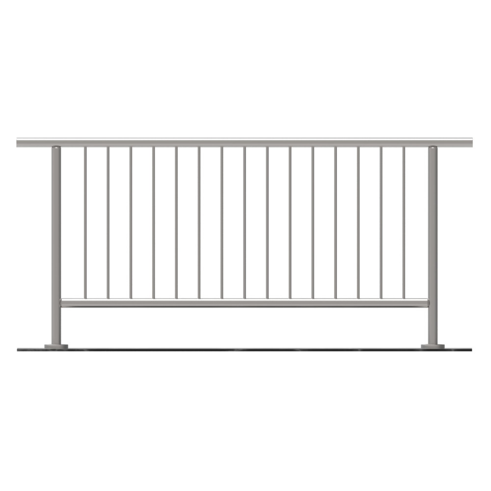 Balustrada pionowa, VK- prosta AISI304, D42,4/d12ve