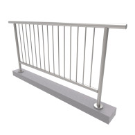 Balustrada pionowa, VK- prosta AISI304, D42,4/d12ve