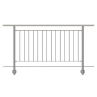 Balustrada pionowa, BK prosta AISI304, D42,4/d12ve