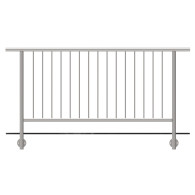 Balustrada pionowa, BK prosta AISI304, D42,4/d12ve