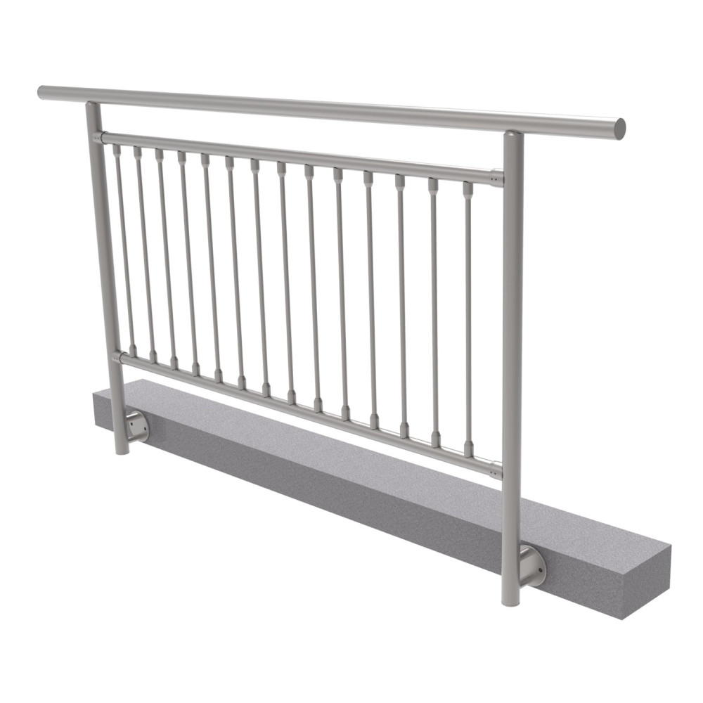 Balustrada pionowa, BK prosta AISI304, D42,4/d12ve
