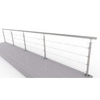 Balustrada kablowa ze stali nierdzewnej, 6000x900mm