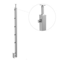 Słupek, Kotwienie boczne - do schodów AISI304,40x40x2