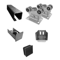 Zestaw do bram przesuwnych do 4m, Fe, 60x60mm