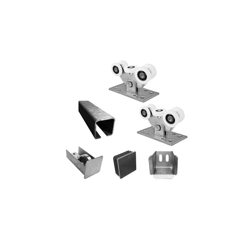 Zestaw do bram przesuwnych do 4m, NYLON, 60x60mm