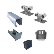 Zestaw do bram przesuwnych do 4m, Zn, NYLON, 60x60mm