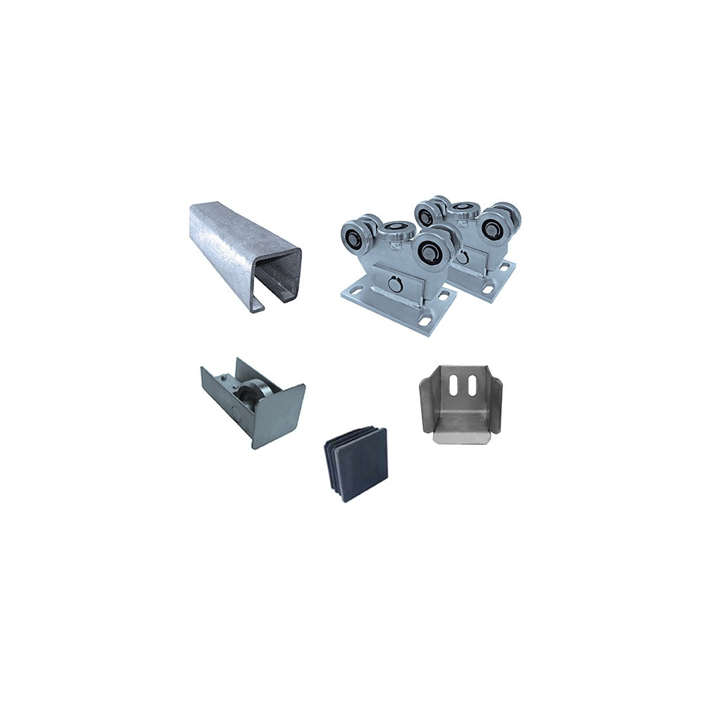 Zestaw do bram przesuwnych do 4m, Zn, 60x60mm