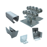 Zestaw do bram przesuwnych do 4m, Zn, 70x60mm