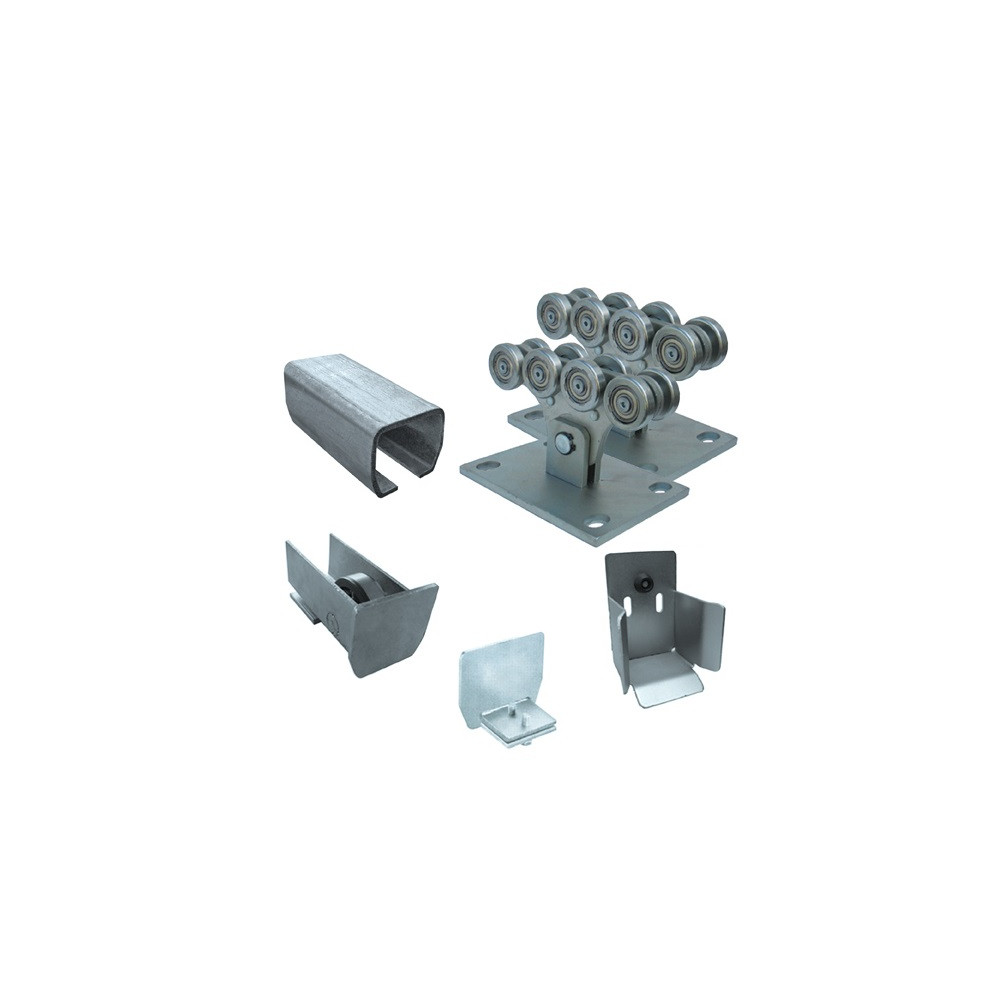 Zestaw do bram przesuwnych do 4m, Zn, 70x60mm
