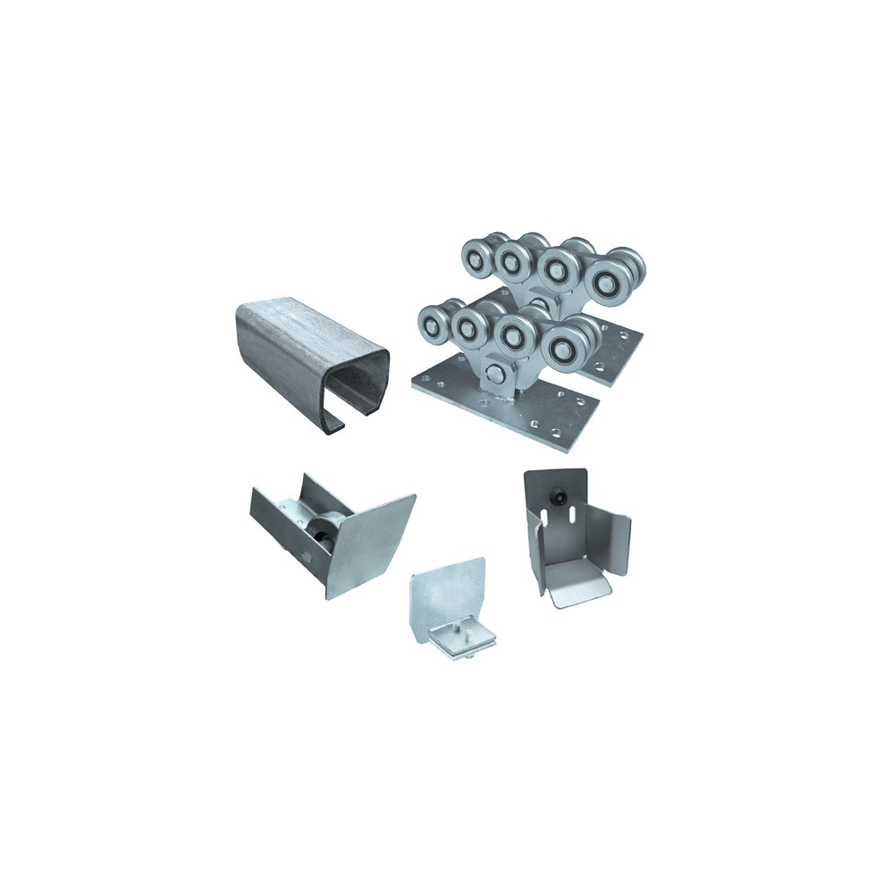 Zestaw do bramy przesuwnej do 6,5m, Zn, 94x85mm
