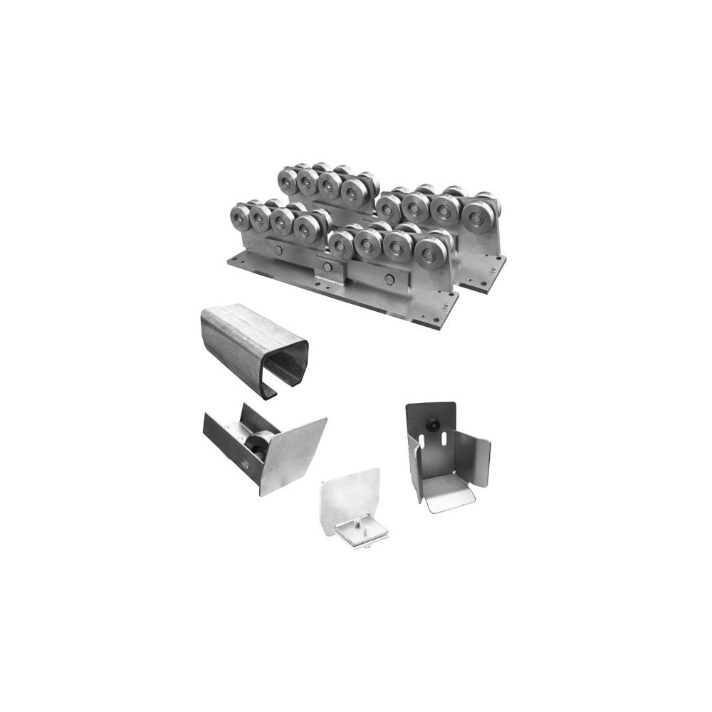 Zestaw do bram przesuwnych do 13m, Zn, 136x142mm