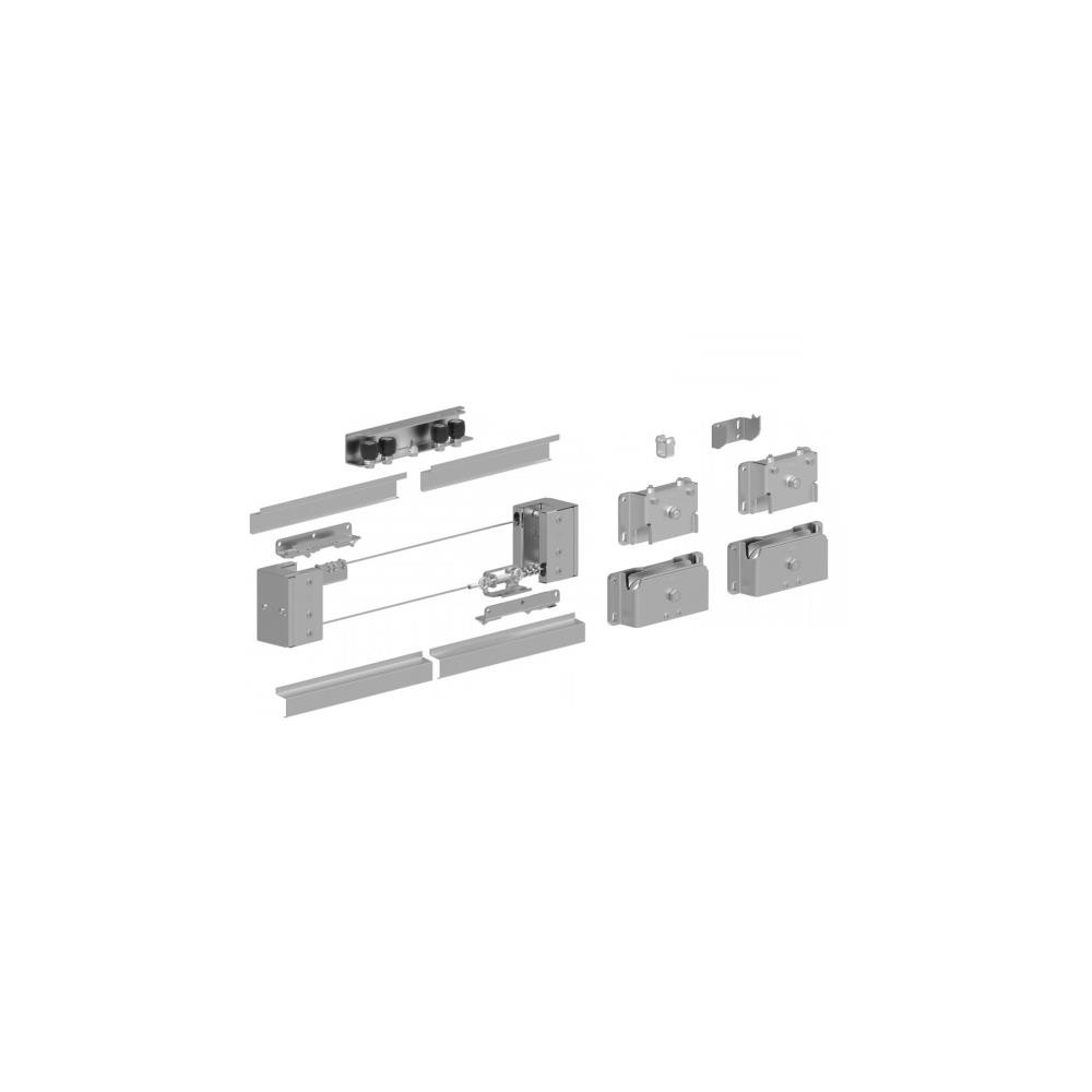 System teleskopowy dla pojedynczej bramki do 8 m, 2 szt